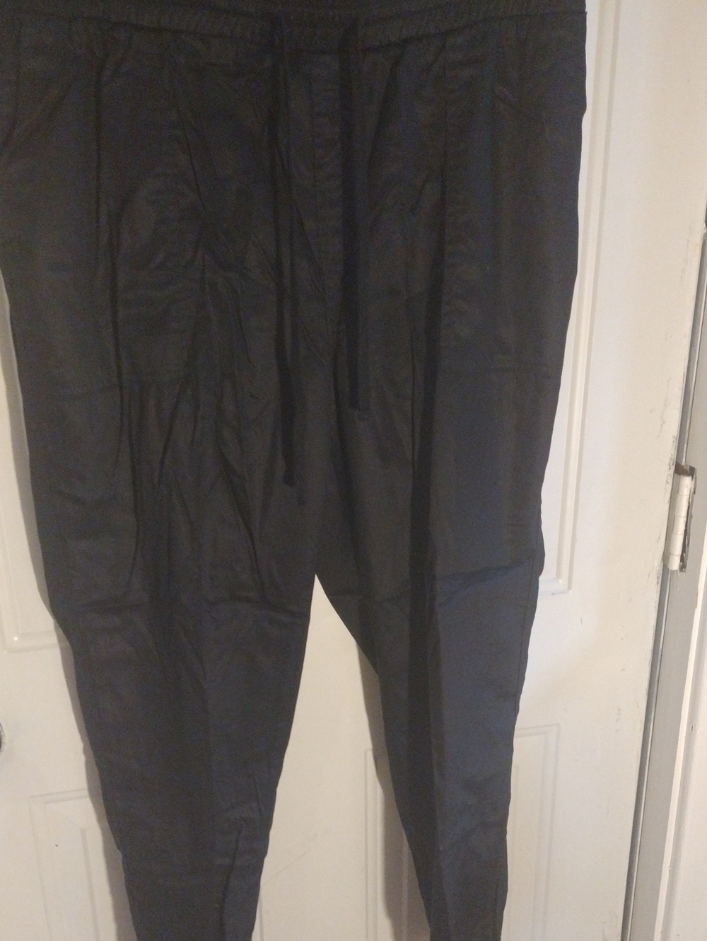Black Ladies Drawstring Pants